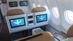 Thai Lion Air premium economy seat