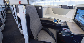 air canada business class classic pod cabin