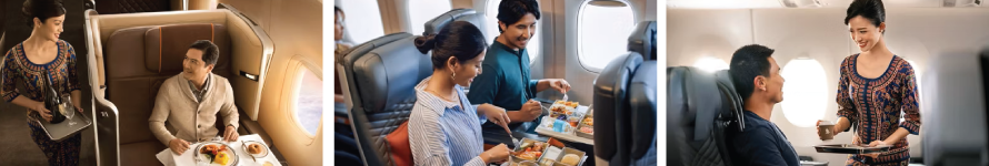 food and service Singapore Airlines